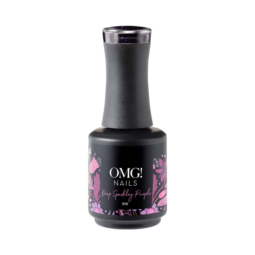 Deep Sparkley Purple Gellak - OMG! Nails